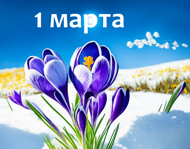 С первым днем весны!. С первым днем весны!.